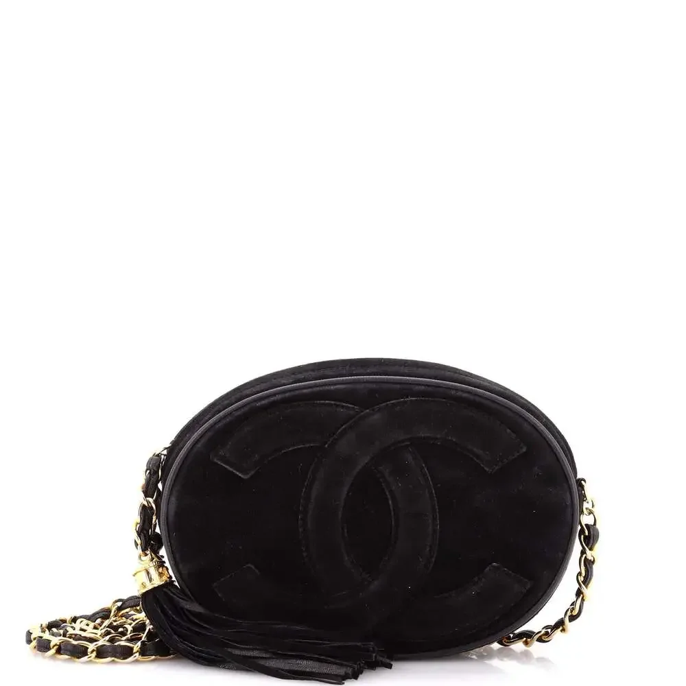 Chanel Vintage Oval Cc Tassel Crossbody #242717C15B - Picture 1 of 9